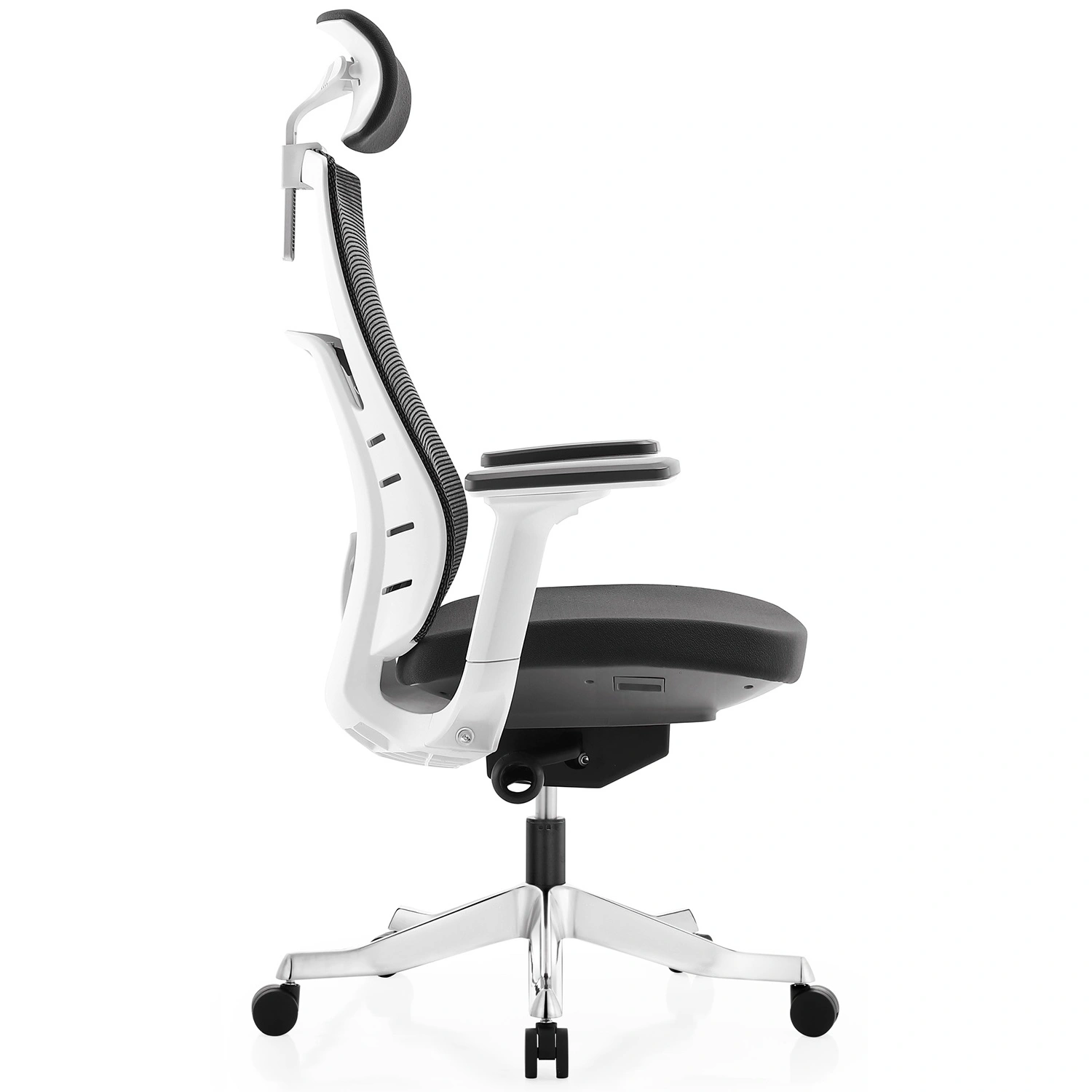 Inspire White Frame-Grey Cushion Seat Hb - View 7