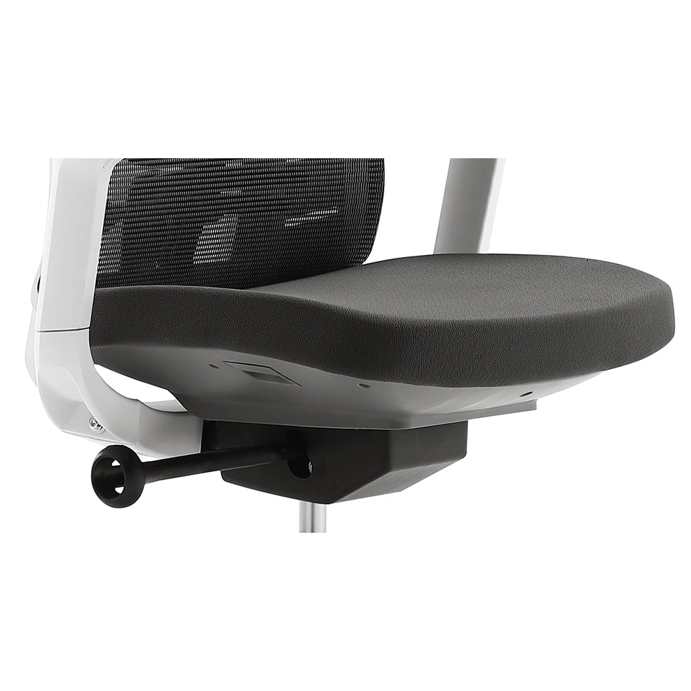 Inspire White Frame-Grey Cushion Seat Hb - View 2